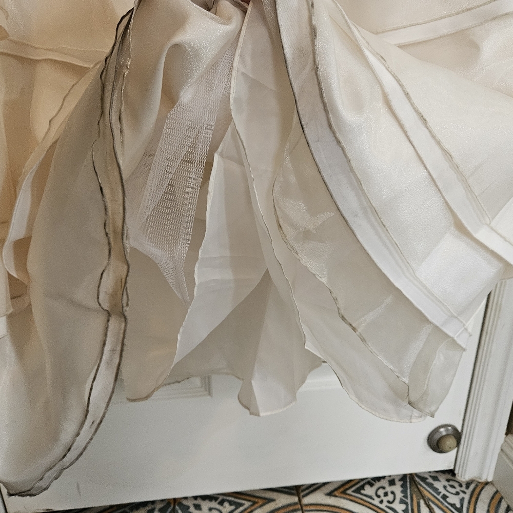 White strapless Dress - Picture 11 of 13